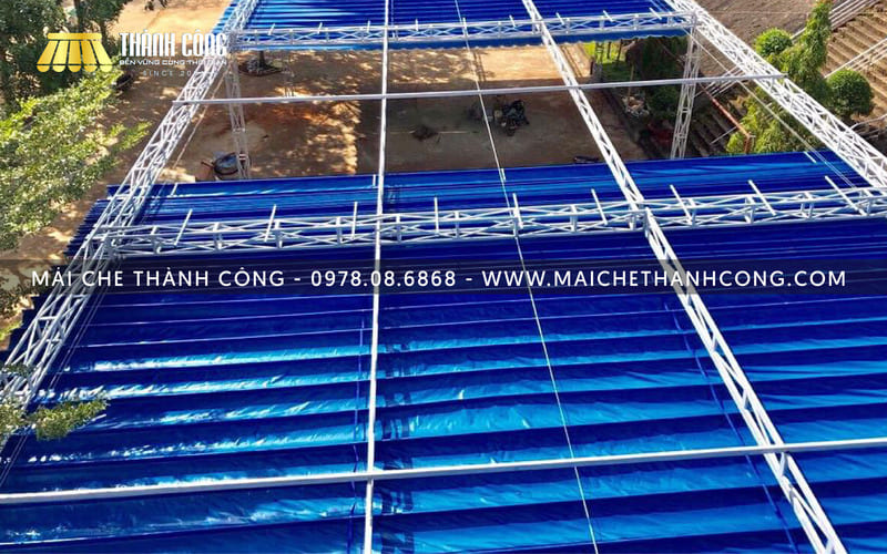 Dịch vụ thay bạt, ép bạt giá rẻ của Mái che Thành Công