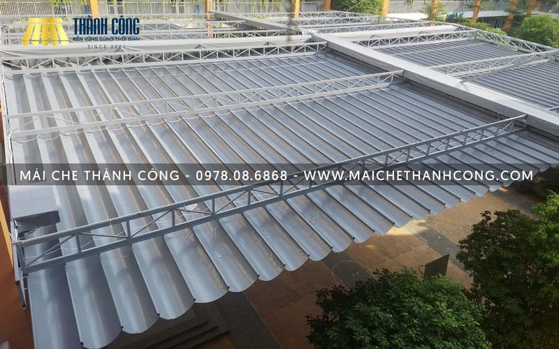 Quy trình thi công mái che chuyên nghiệp tại Bình Tân của Mái che Thành Công
