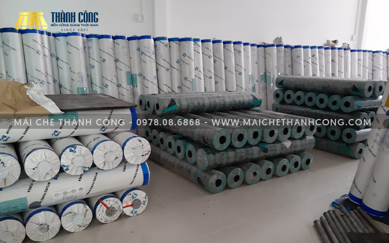 Bạt che mái hiên , mái xếp