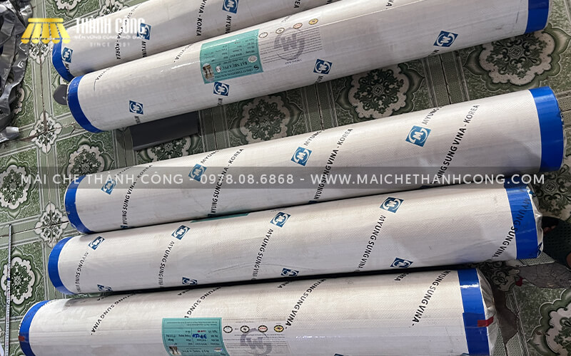 Bạt che mái hiên , mái xếp