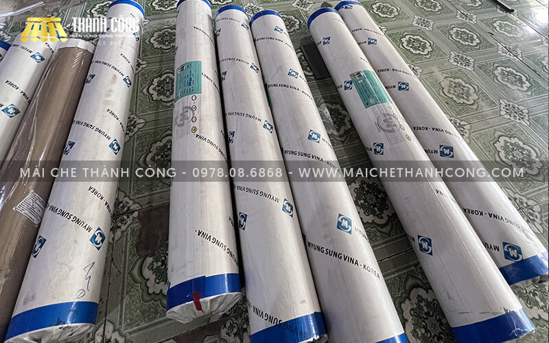 Bạt che mái hiên , mái xếp