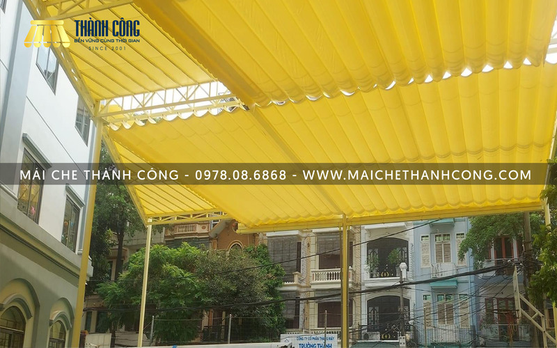 mái che trường học