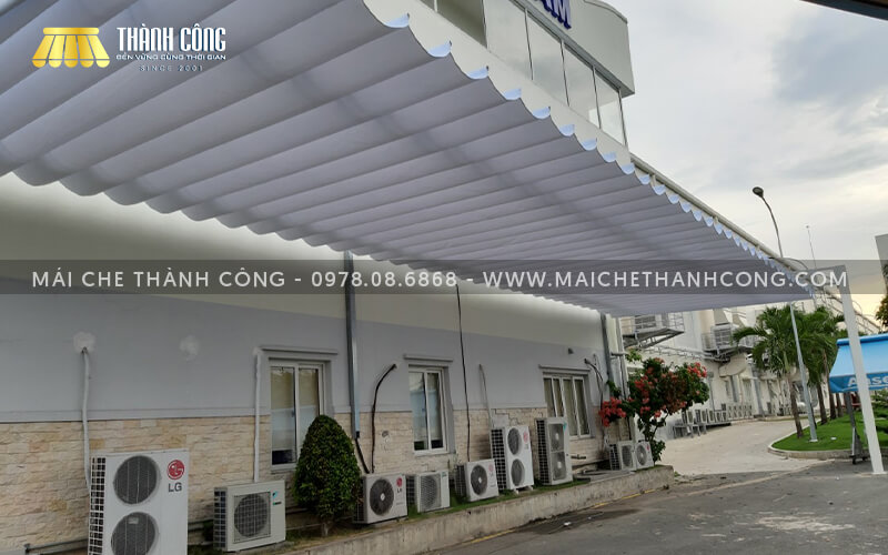 Thi công mái che công ty Ansell Vina (KCN Long Thành), Đồng Nai