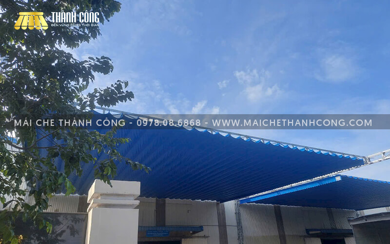 Thi công mái che công ty Nhất Gỗ (KCN Giang Điền), Đồng Nai