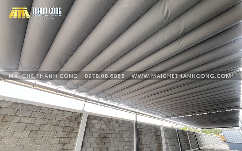 Cung cấp bạt cho công trình mái che công ty xây dựng Minh Tân Tiến Thi công máy che công ty xây dựng Minh Tân Tiến