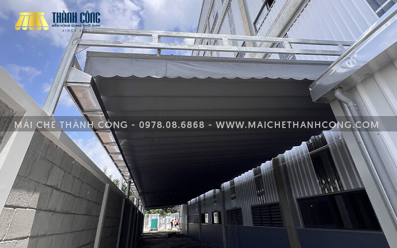 Thi công mái che công ty xây dựng Minh Tân Tiến, Đồng Nai