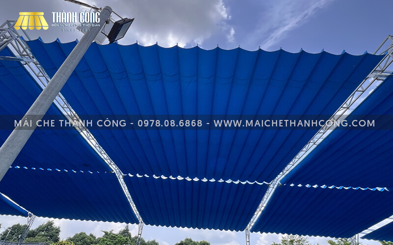 Thi công mái che hồ bơi Cộng Đồng 2, Thủ Dầu Một