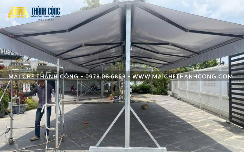 Mái che chữ A thoát nước nhanh, phù hợp nhiều loại công trình kiến trúc Mái che chữ A thoát nước nhanh, phù hợp nhiều loại công trình kiến trúc