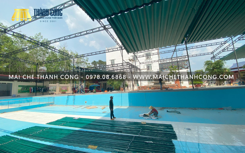 mái che hồ bơi