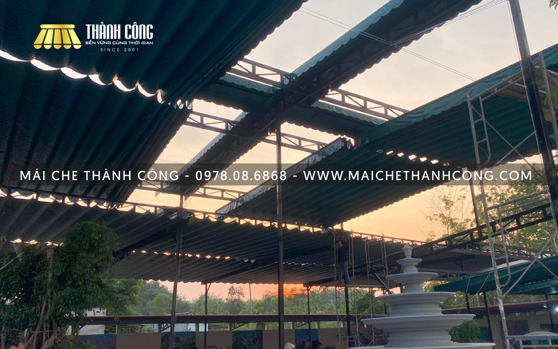 mái che hồ bơi