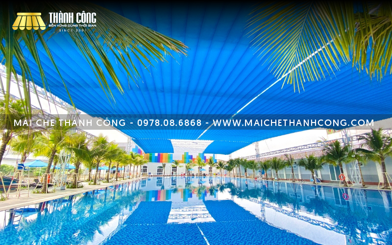Dịch vụ thi công mái che hồ bơi ngoài trời trọn gói Dịch vụ thi công mái che hồ bơi ngoài trời trọn gói