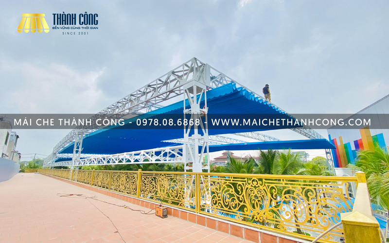 mái che hồ bơi