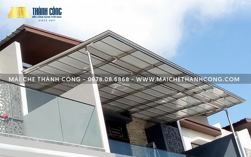 Những mẫu mái che sân thượng đẹp, được ưa chuộng