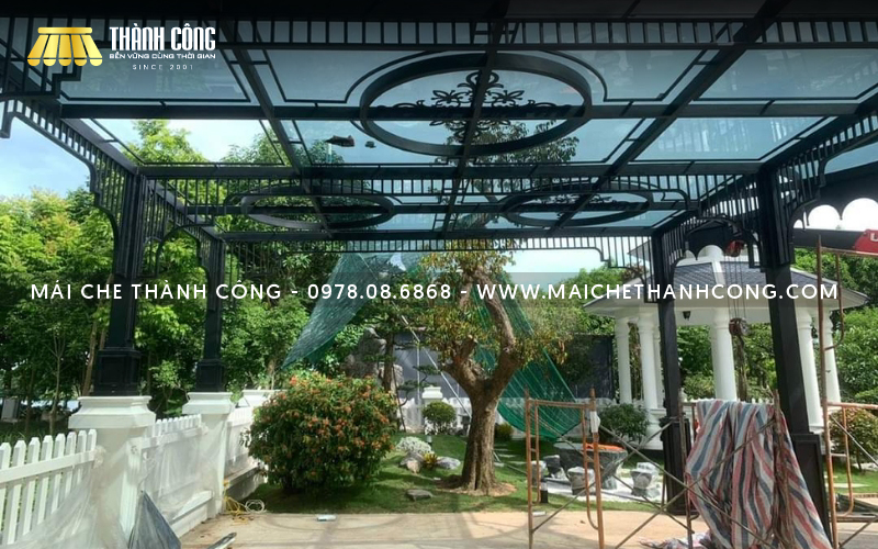 Mái Polycarbonate chống tia UV hiệu quả