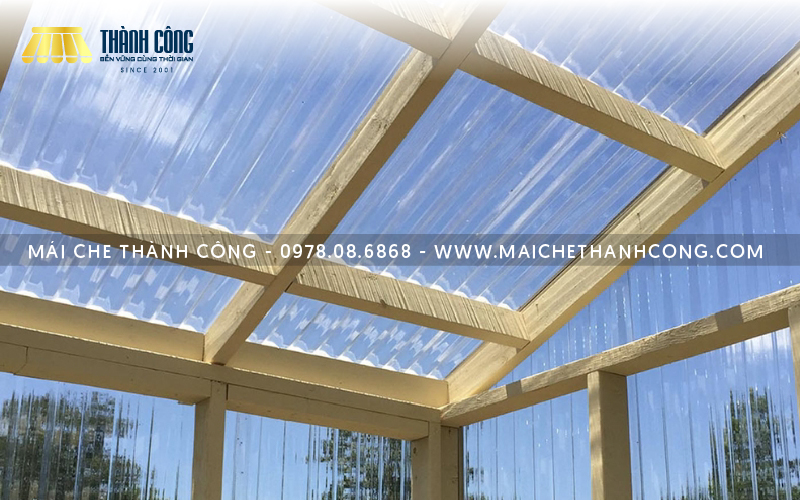 Mái Poly dạng sóng dễ lắp đặt, thoát nước nhanh Mái Poly dạng sóng dễ lắp đặt, thoát nước nhanh