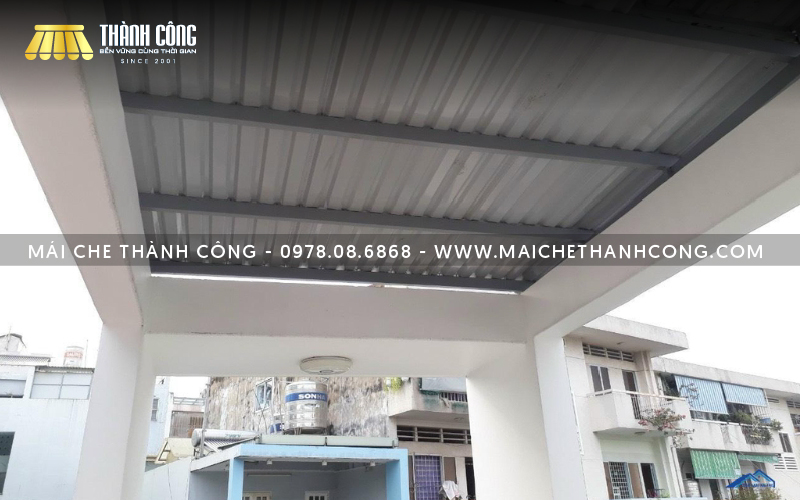 Mái tôn có độ bền cao, chống thấm tốt