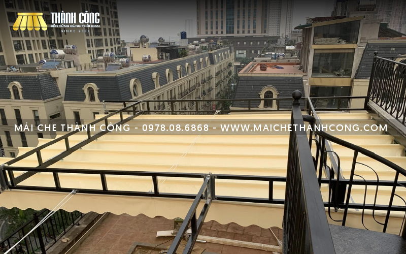 Mái xếp lượn sóng đẹp, hiện đại