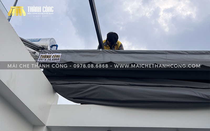 Quy trình thi công chuyên nghiệp, khoa học tại Mái che Thành Công