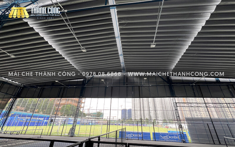Thi công mái che sân pickleball An Phú Sports Park, Thủ Đức
