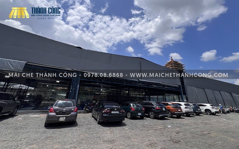 Thi công mái che sân pickleball An Phú Sports Park, Thủ Đức