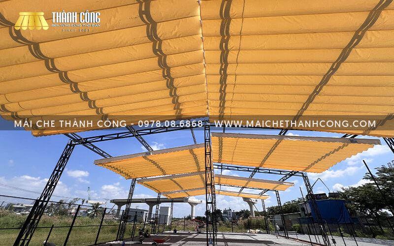 Thi công mái che sân pickleball PicknBoom, Thủ Đức