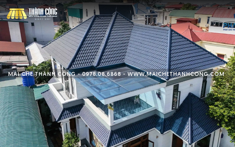 Mái nhựa lấy sáng có ứng dụng phong phú trong đời sống Mái nhựa lấy sáng có ứng dụng phong phú trong đời sống