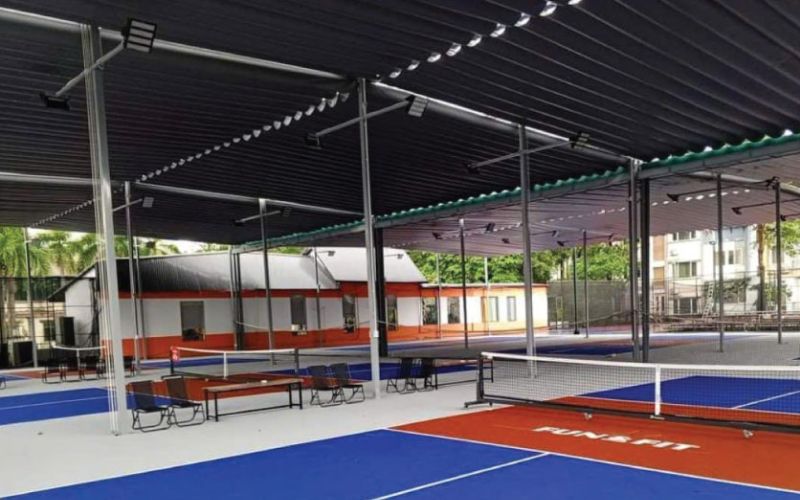 Mái che Thành Công là đơn vị thi công mái che sân Pickleball giá tốt