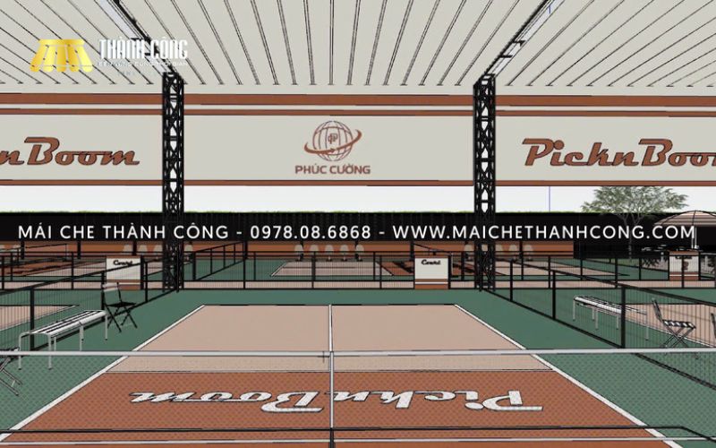 Chọn đơn vị thi công mái che sân Pickleball uy tín sẽ quyết định chất lượng công trình