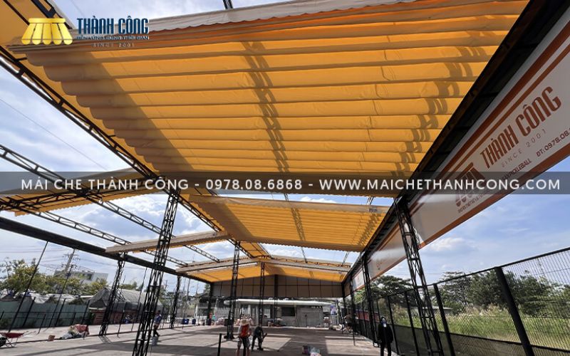 Mái che Thành Công là đơn vị thi công mái che uy tín với hơn 25 năm kinh nghiệm