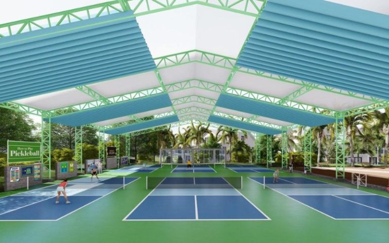 Bảng giá thi công mái che sân Pickleball Quận 4