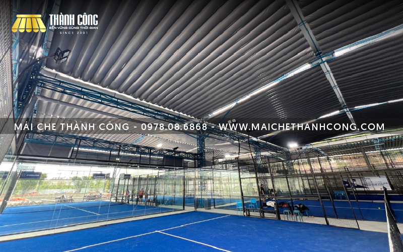 Mái bạt xếp linh hoạt, tạo không gian mở thoáng đãng theo ý muốn Mái bạt xếp linh hoạt, tạo không gian mở thoáng đãng theo ý muốn