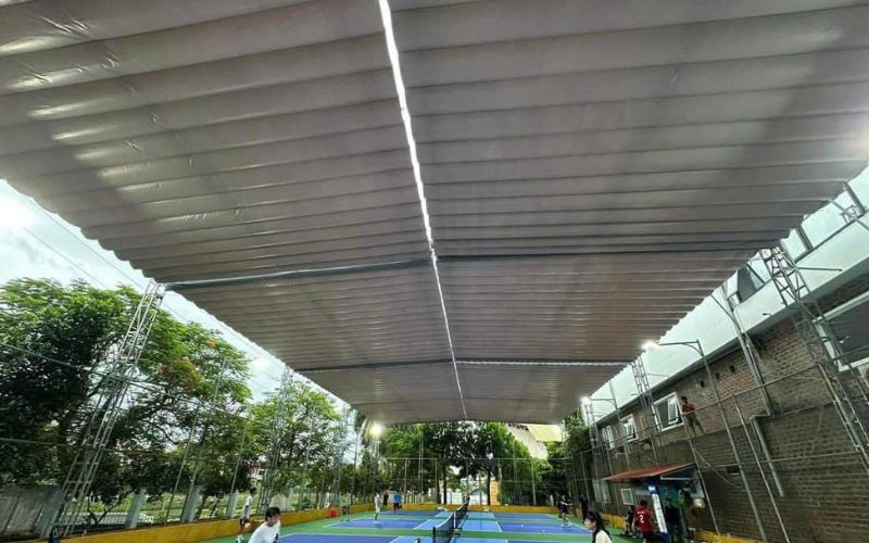 Mái bạt xếp linh hoạt và tiện lợi