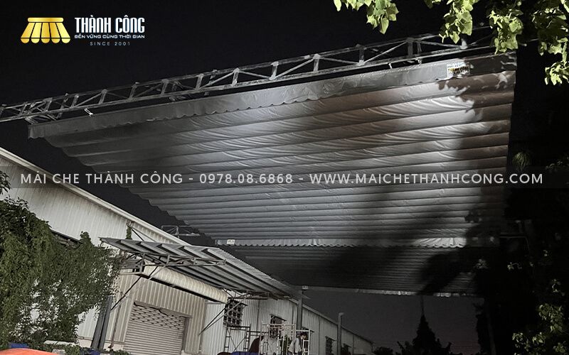 Thi công mái che kho hàng Thắng Lợi, Quận 7