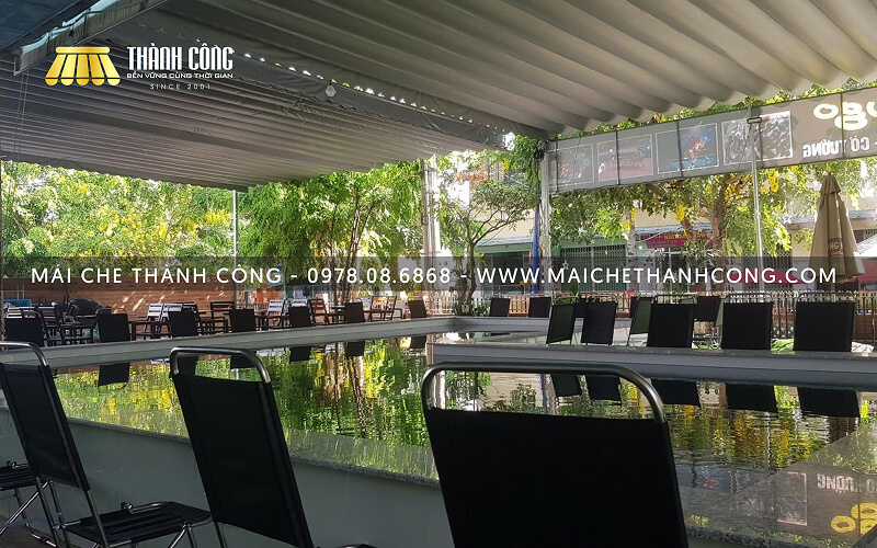 Mái che khu vực khách ngồi cho quán cà phê ở Đồng Nai Mái che khu vực khách ngồi cho quán cà phê ở Đồng Nai