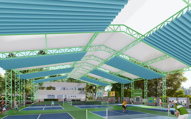 Mái xếp có thể kéo ra kéo vào thuận tiện