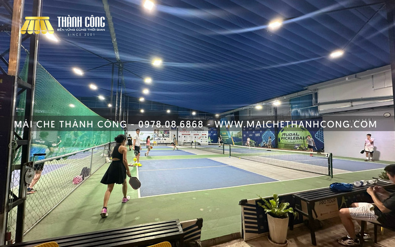 Nhu cầu thi công mái che sân Pickleball Quận 11 rất phổ biến