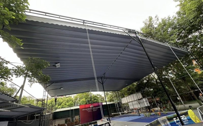 Mái che Thành Công cam kết thi công đúng tiến độ, đúng kỹ thuật