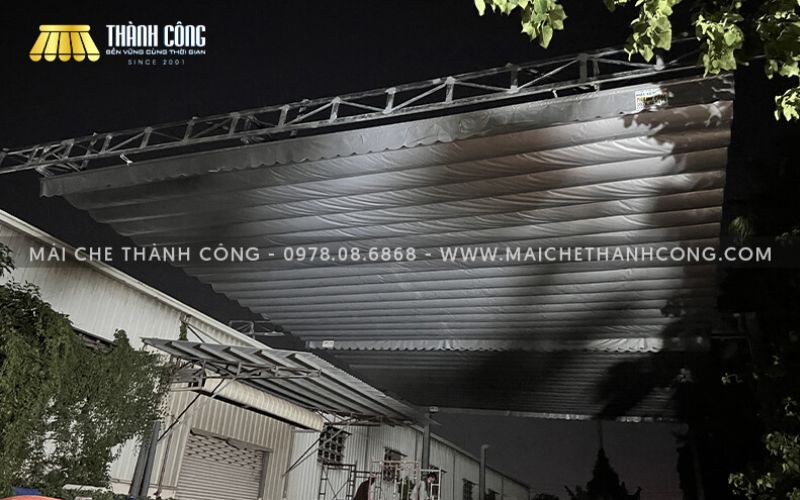 Thi công mái che kho hàng Thắng Lợi, Quận 7