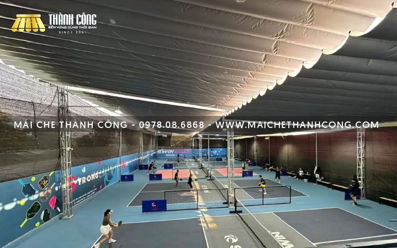 Thi công mái che sân Pickleball Biên Hòa cần đảm bảo các tiêu chuẩn kỹ thuật Thi công mái che sân Pickleball Biên Hòa cần đảm bảo các tiêu chuẩn kỹ thuật