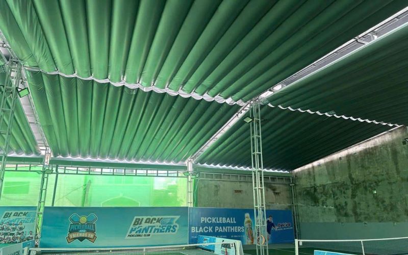 Khi thi công mái che sân Pickleball cần đảm bảo các tiêu chuẩn kỹ thuật đặc thù