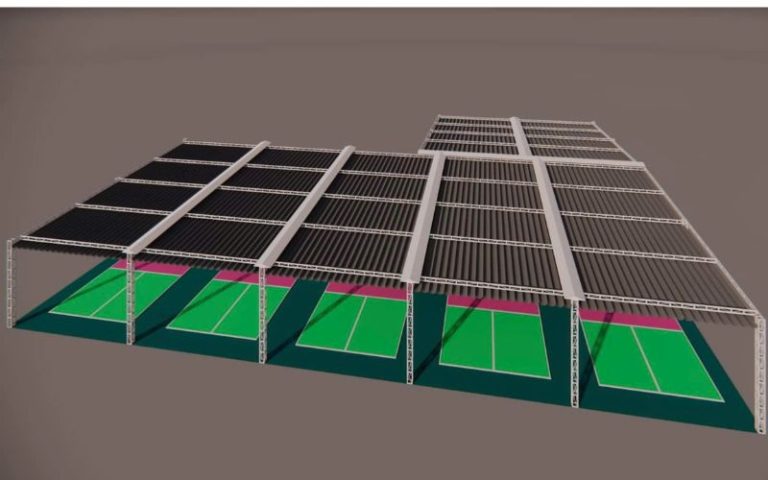 yếu tố ảnh hưởng đến giá thi công mái che sân Pickleball