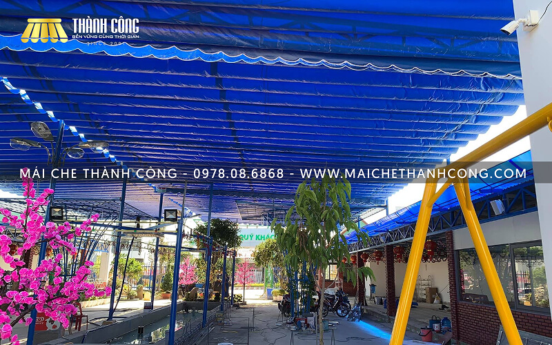 Mái che Thành Công là đơn vị thi công mái xếp với chi phí hợp lý Mái che Thành Công là đơn vị thi công mái xếp với chi phí hợp lý