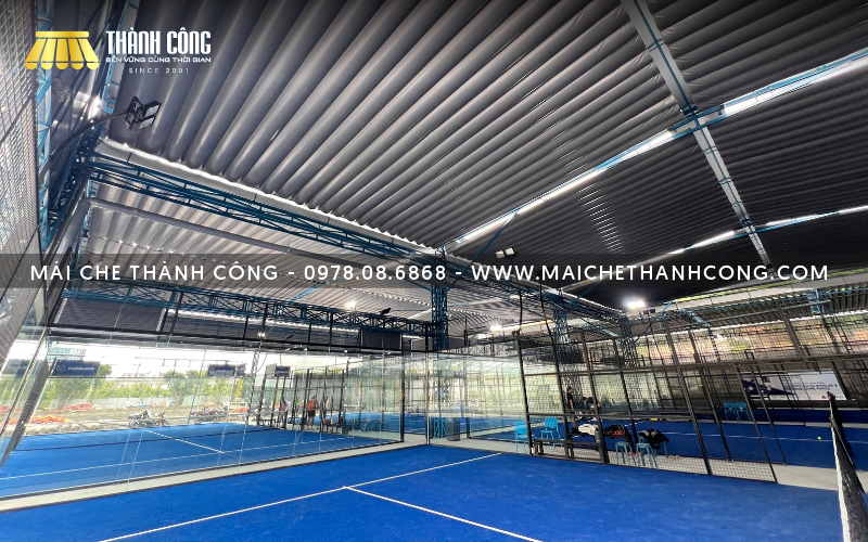 Mái che Thành Công nhận thi công mái che sân Pickleball Nhơn Trạch chuyên nghiệp Mái che Thành Công nhận thi công mái che sân Pickleball Nhơn Trạch chuyên nghiệp