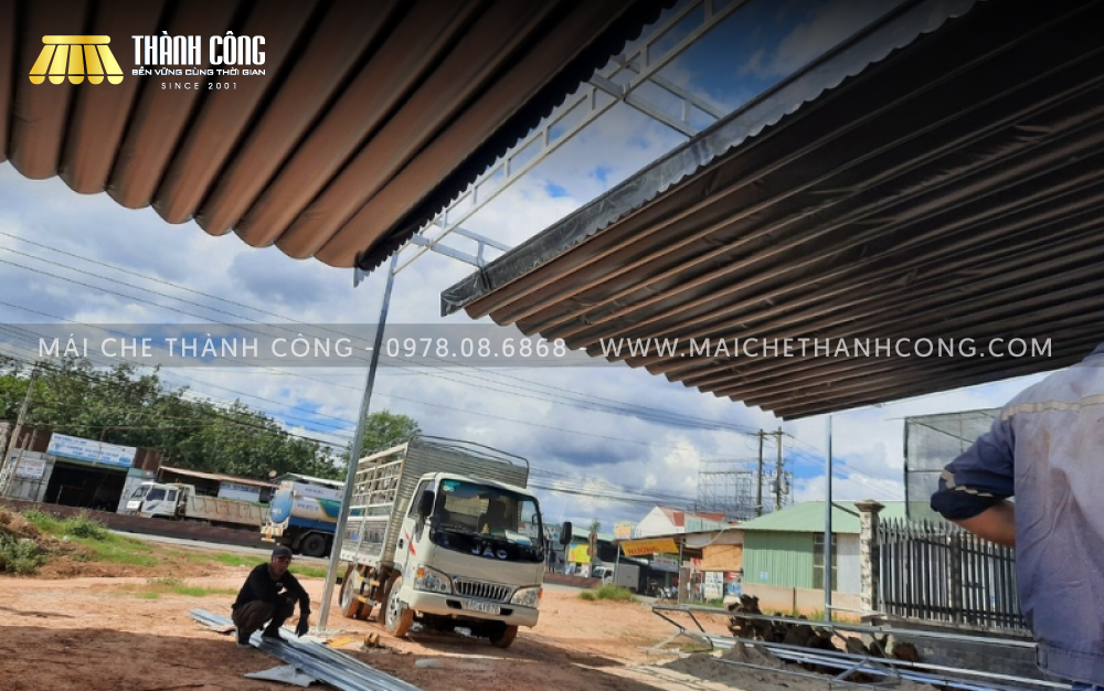 Mái che Thành Công là đơn vị chuyên thiết kế thi công mái xếp uy tín Mái che Thành Công là đơn vị chuyên thiết kế thi công mái xếp uy tín