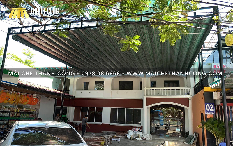 Mái che Thành Công cam kết thi công nhanh chóng, đảm bảo kỹ thuật Mái che Thành Công cam kết thi công nhanh chóng, đảm bảo kỹ thuật