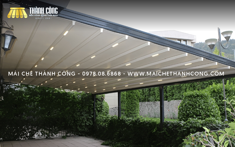 Mái xếp phẳng hiện đại, ấn tượng