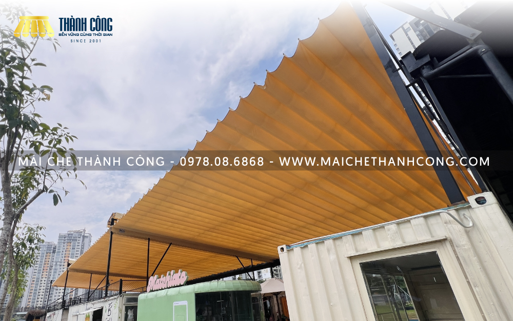 Thi công bạt xếp F&B An Phú Sports Park Quận 2