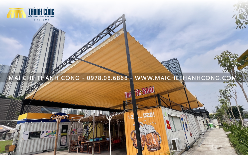 Thi công bạt xếp F&B An Phú Sports Park Quận 2