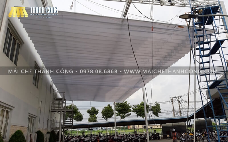 Thi công mái che công ty Ansell Vina (KCN Long Thành), Đồng Nai Thi công mái che công ty Ansell Vina (KCN Long Thành), Đồng Nai