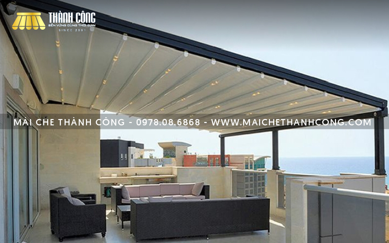 Báo giá thay bạt mái xếp tại Phú Giáo chi tiết